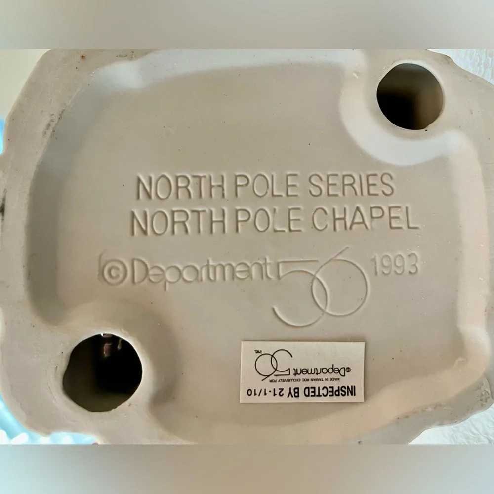 Department 56 North Pole Chapel - North Pole Series - Picture 5 of 6